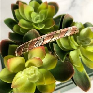 Vintage Silver, Copper, & Brass Bracelet